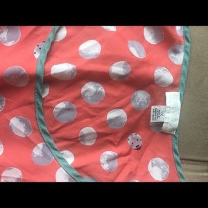 Super Cute Orange and green polka dots dress